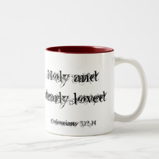 Café Em Dois Tons 3:12 de Colossians - caneca 14