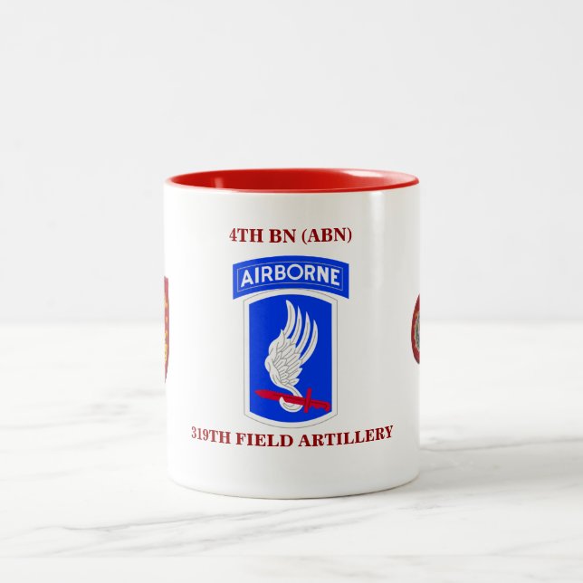 Café Em Dois Tons 4o CANECA da ARTILHARIA DE EXÉRCITO DE CAMPANHA do (Centro)