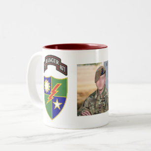 Café Em Dois Tons 75th Regimento de guarda florestal - caneca da