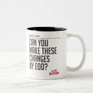Café Em Dois Tons A 16a revisão - caneca de segunda-feira