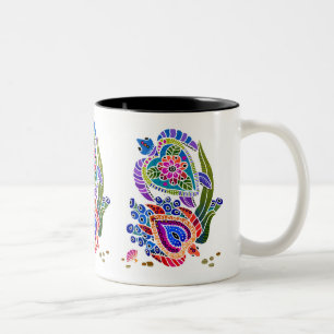 Café Em Dois Tons A caneca da TARTARUGA de BINDI escolhe o fundo e o