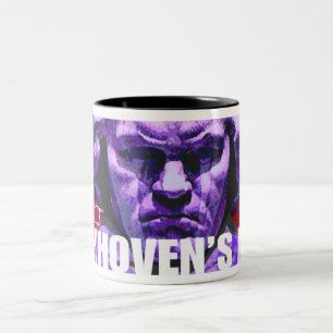 CAFÉ EM DOIS TONS A CANECA DE BEETHOVEN