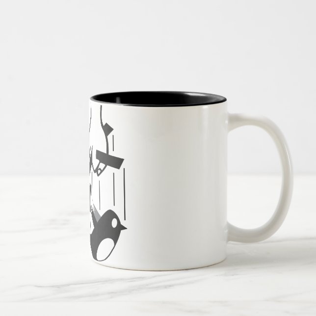 Café Em Dois Tons A caneca de GodTwitter (Direita)