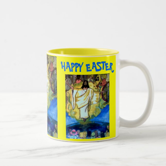 Café Em Dois Tons A caneca de PÁSCOA (Direita)
