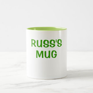 CAFÉ EM DOIS TONS A CANECA DE RUSS
