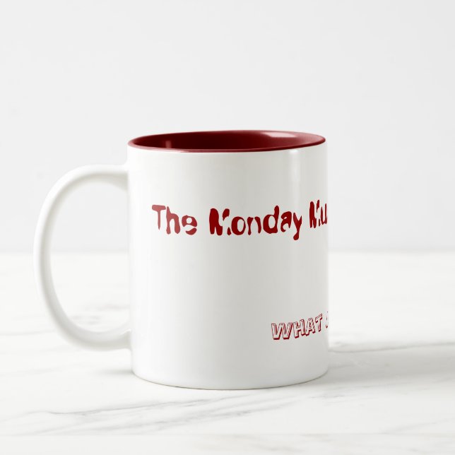 Café Em Dois Tons A caneca de segunda-feira (Esquerda)