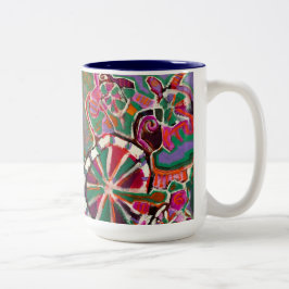 Café Em Dois Tons A caneca de tartaruga nº 12 é perfeita para os ama