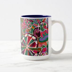 Café Em Dois Tons A caneca de tartaruga nº 12 é perfeita para os ama