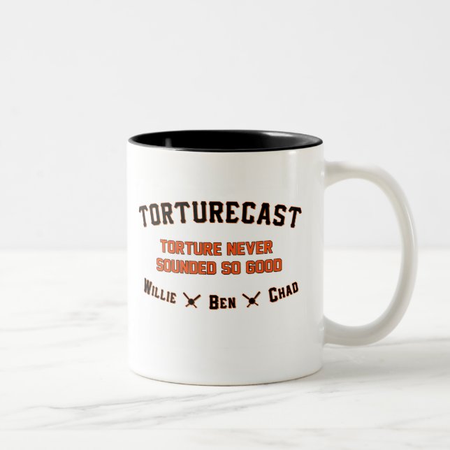 Café Em Dois Tons A caneca do anfitrião de TortureCast (Direita)