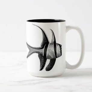 Café Em Dois Tons A caneca do Cardinalfish de Banggai