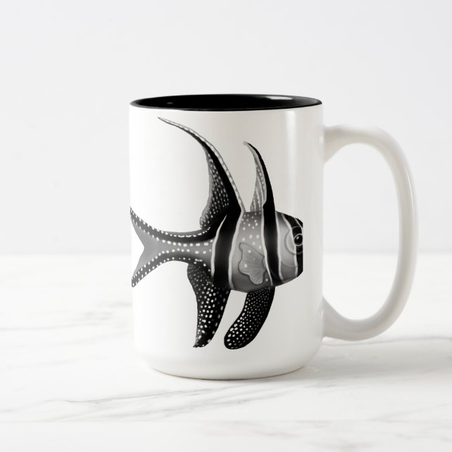 Café Em Dois Tons A caneca do Cardinalfish de Banggai (Direita)