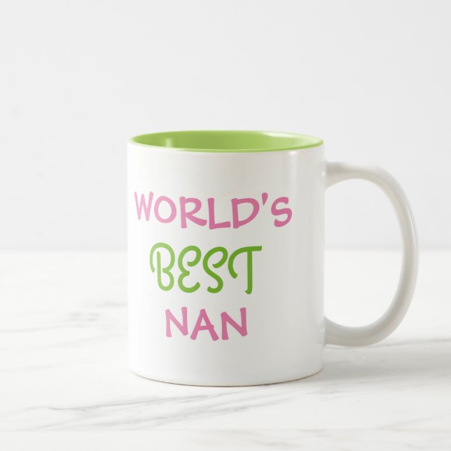 Café Em Dois Tons A melhor caneca de Nan do mundo (Direita)