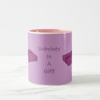 Café Em Dois Tons A "sobriedade é caneca bonito de um presente"