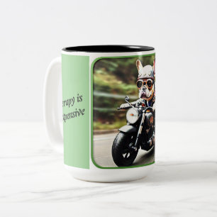 Café Em Dois Tons A terapêutica é uma caneca de porco cardíaca cardí
