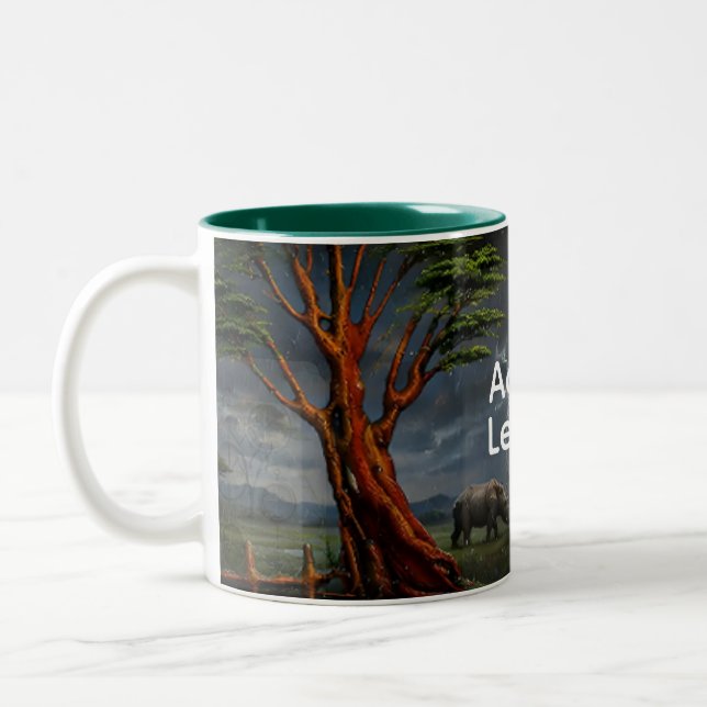 Café Em Dois Tons Acacia Legacy™ Storm Plains | Arte de Museu Caneca (Esquerda)