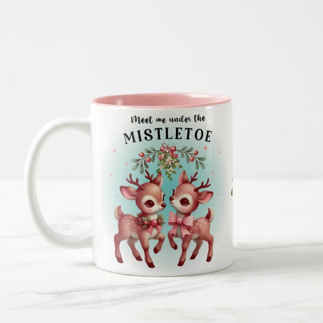 Café Em Dois Tons Adorável caneca de névoa (Esquerda)