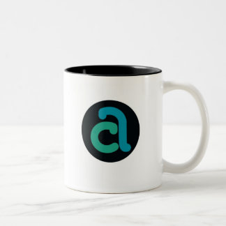 Café Em Dois Tons Allen criativo - o fazer acena a caneca de 11
