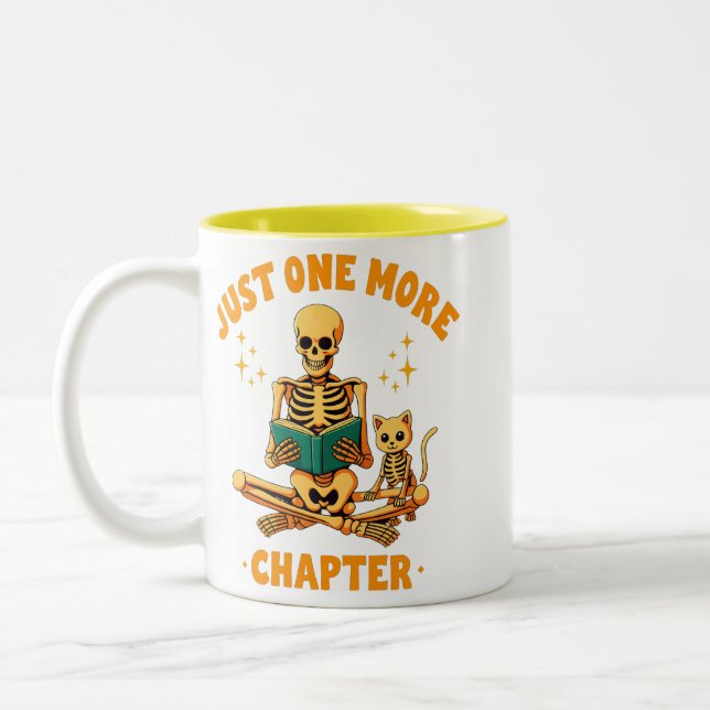 Café Em Dois Tons Apenas Mais Um Capítulo Caneca de Cerâmica 330 ml (Esquerda)