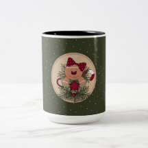 Arranjo de Caneca da Senhora de Pão de Mel