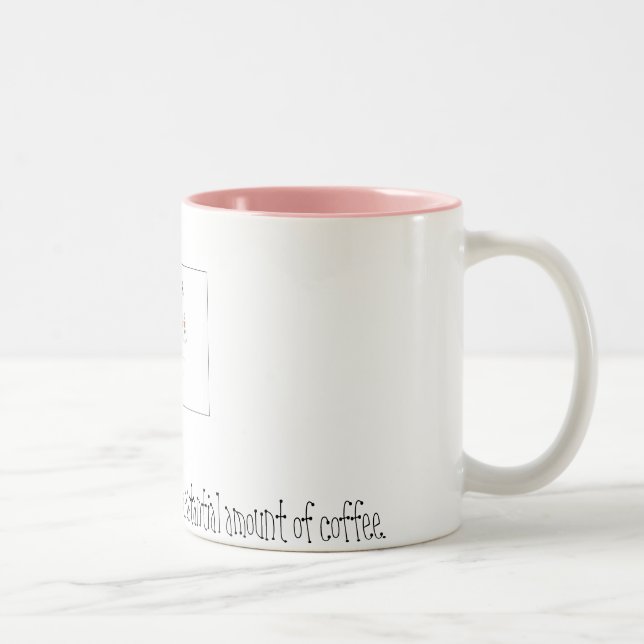 Café Em Dois Tons Atrás de cada caneca bem sucedida da mulher (Direita)