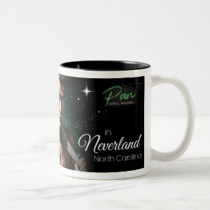 Café Em Dois Tons Bandeja - caneca de Neverland