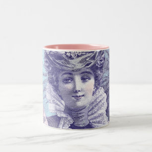 Café Em Dois Tons Belle Époque do La - caneca da diva de de siècle