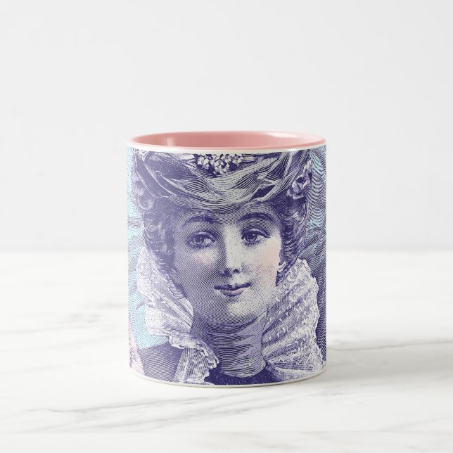 Café Em Dois Tons Belle Époque do La - caneca da diva de de siècle (Centro)