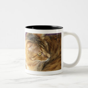 Café Em Dois Tons Brilhos de Kishka na caneca do ouro