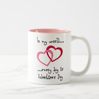 Café Em Dois Tons Cada dia é caneca de VDay