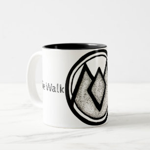 Café Em Dois Tons Caminhada de fogo comigo caneca