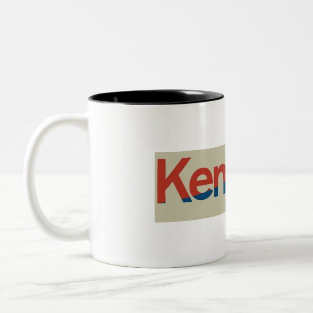 Café Em Dois Tons Caneca 1968 de Robert Kennedy (Esquerda)