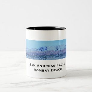 Café Em Dois Tons Caneca 2 da falha de San Andreas