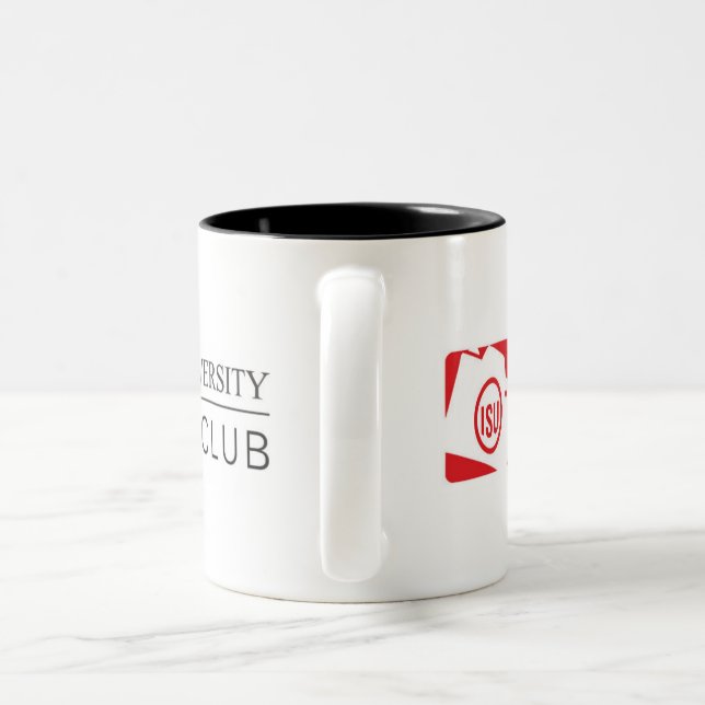 Café Em Dois Tons Caneca 2 do clube da foto de ISU (Alça)