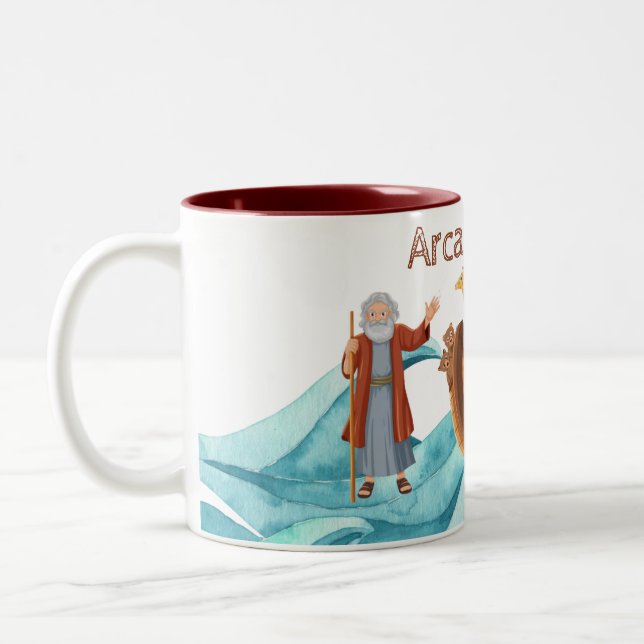 Café Em Dois Tons Caneca a Arca de Noé (Esquerda)