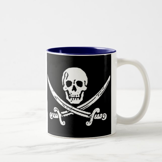 Café Em Dois Tons Caneca alegre de Roger (Direita)