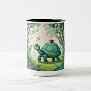 Café Em Dois Tons Caneca Amor de Tartaruga