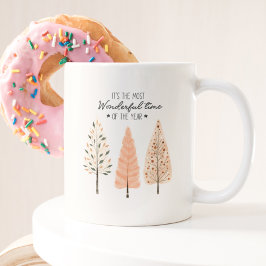 Café Em Dois Tons Caneca Árvore de Natal Pinheiro – Estilo Minimal H