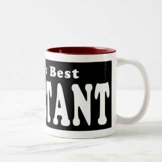 Café Em Dois Tons Caneca assistente ou a caneca de viagem de Wor'ld