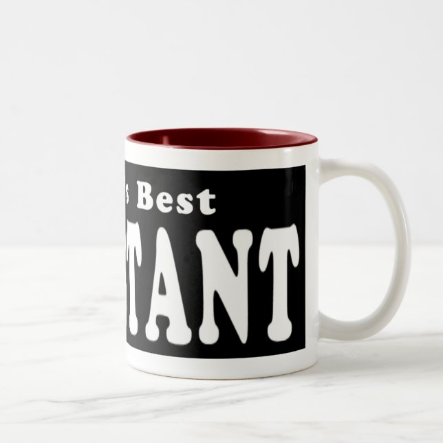 Café Em Dois Tons Caneca assistente ou a caneca de viagem de Wor'ld (Direita)