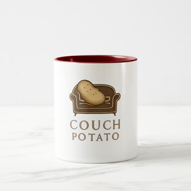 Café Em Dois Tons Caneca - Batata de Sofá (Centro)