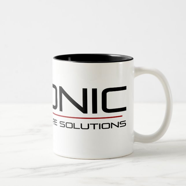 Café Em Dois Tons Caneca Bionic das soluções de software (Direita)