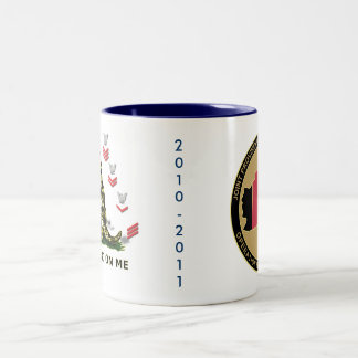 Café Em Dois Tons Caneca branca de PRT 2010-2010