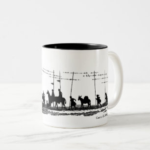 Café Em Dois Tons Caneca Camino De Santiago
