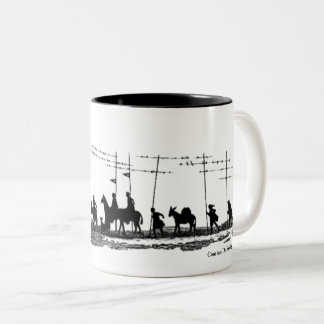Café Em Dois Tons Caneca Camino De Santiago