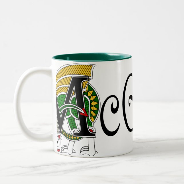Café Em Dois Tons Caneca celta do dragão de McGinnis (Esquerda)