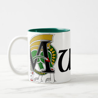 Café Em Dois Tons Caneca celta do dragão de Mullen