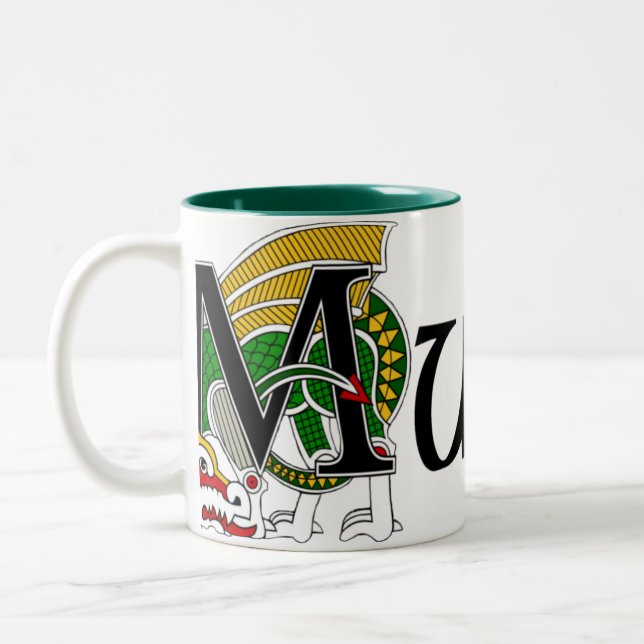 Café Em Dois Tons Caneca celta do dragão de Murphy (Esquerda)
