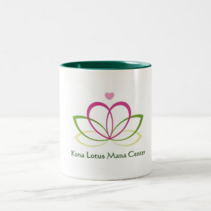Café Em Dois Tons Caneca Center de Kona Lotus Mana