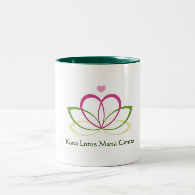 Café Em Dois Tons Caneca Center de Kona Lotus Mana (Centro)