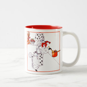 Café Em Dois Tons Caneca Chien du Culinária" dos anjos de Gulliver
